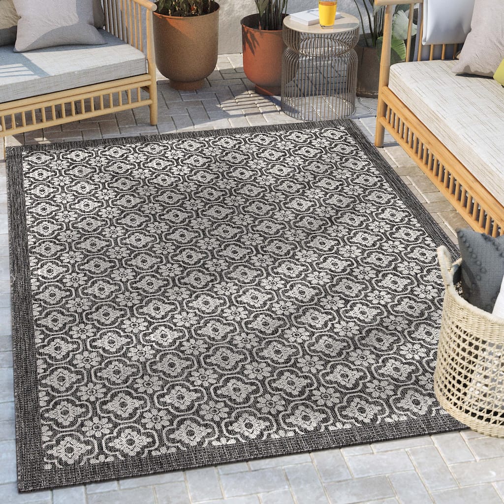 Well Woven Medusa Manola Indoor Outdoor Flatweave Tribal Area Rug