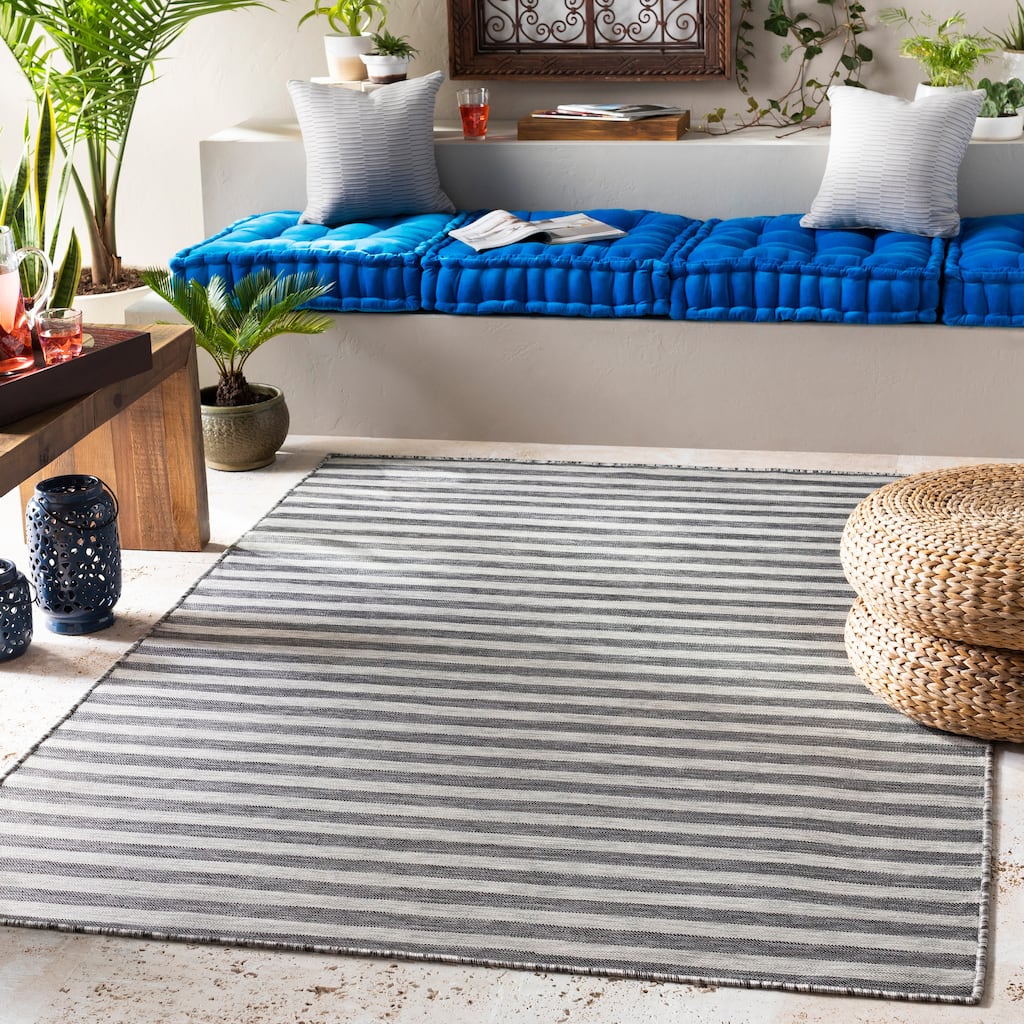 Artistic Weavers Kermie Indoor / Outdoor Striped Area Rug