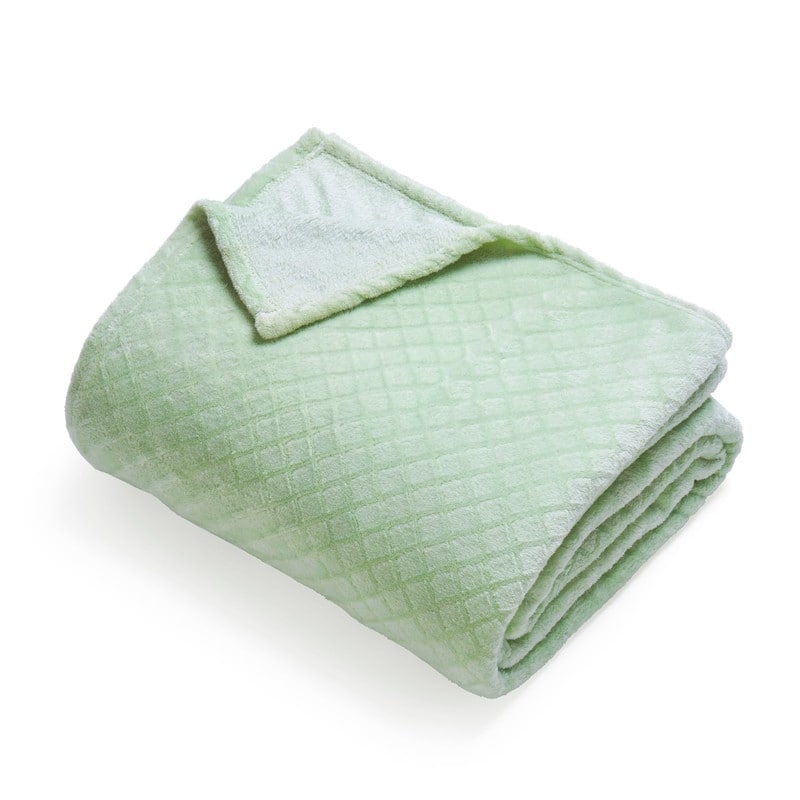 Superior Alaska Quilted Diamond Plush Fleece Blanket For Couch or Bed