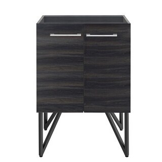 Annecy 24 Black Walnut Bathroom Vanity Cabinet Only (Sm-Bv222) - Bed Bath & Beyond - 40190045