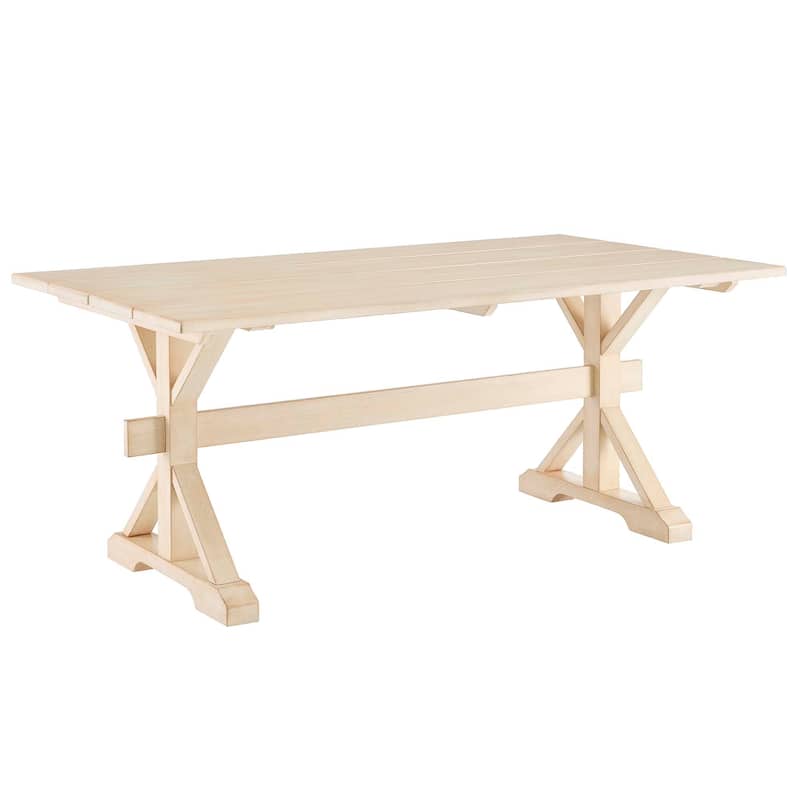 Windchime 71" Wood Dining Table - N/A