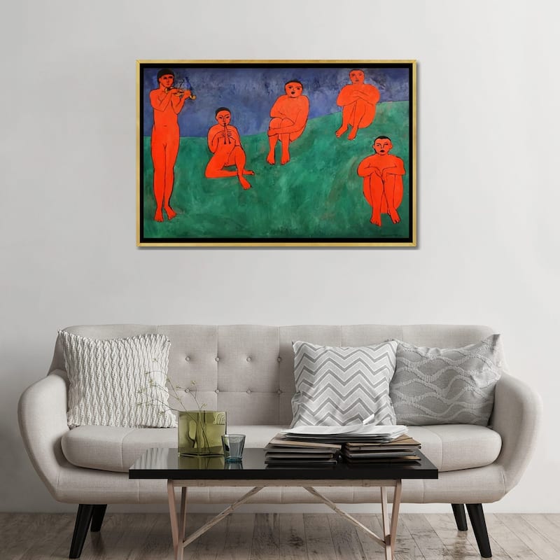 iCanvas "Music" by Henri Matisse Framed Canvas Print
