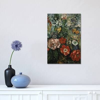 iCanvas "Flowers, c.1879 " by Paul Cezanne Canvas Print