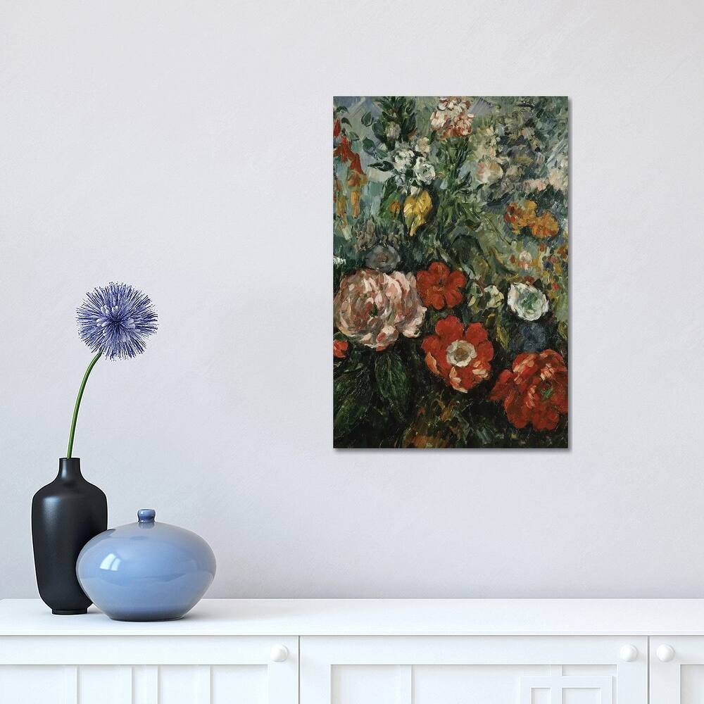 iCanvas "Flowers, c.1879 " by Paul Cezanne Canvas Print