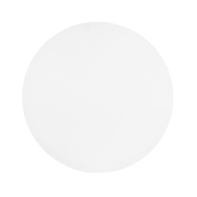 Furniture of America Astra Modern Wood Round Dining Table with Fluted Base