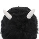 preview thumbnail 11 of 15, Levi Furry Yak Ottoman by Christopher Knight Home