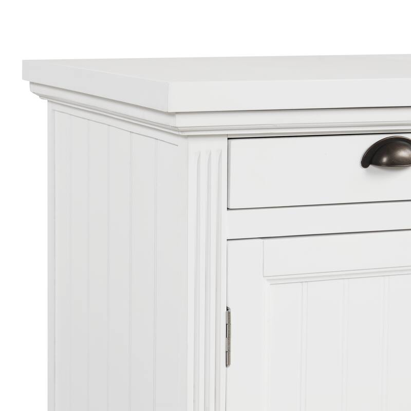 67''Modern Executive Desk,Computer Desk with 2 Storage Cabinet and 3 Drawers, Rectangle Home Office Desk with back