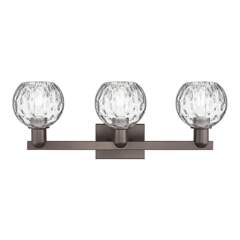 Innovations Lighting Endless Possibilities Arcadia - Athens Water Glass - 3 Light 25" Bath Vanity Light