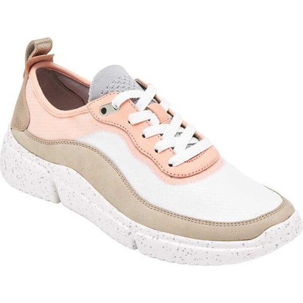 pink leather trainers womens