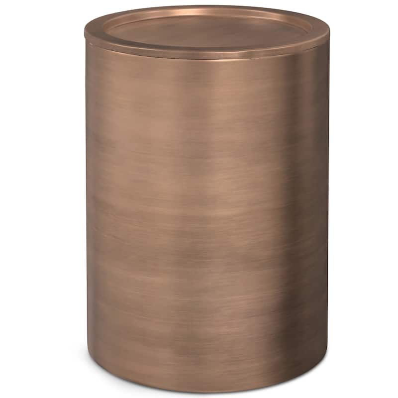 WYNDENHALL Ledger 16 inch Wide Industrial Metal Side Table & Fully Assembled