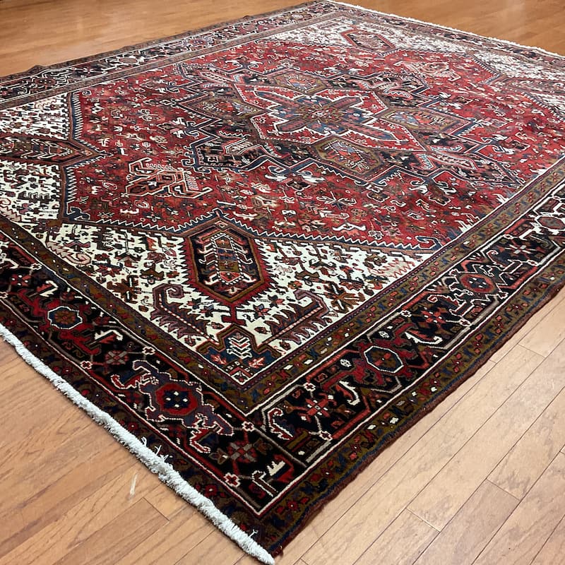 HERAT ORIENTAL Handmade Fine Heriz Rug - 8'9" x 11'3"