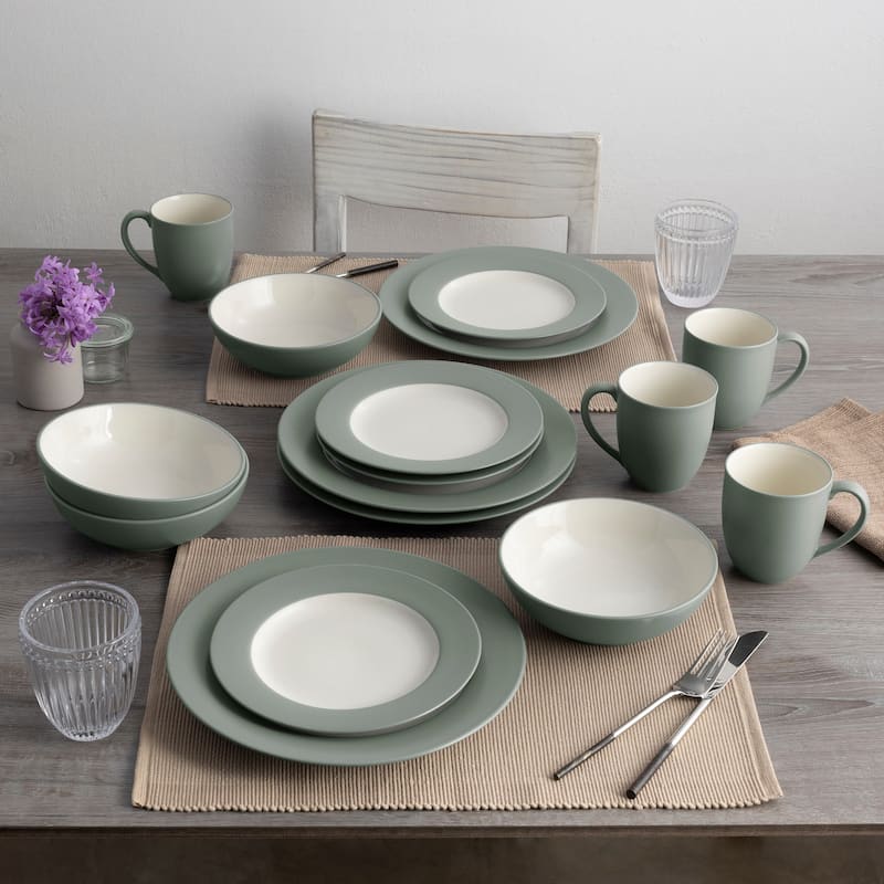 Noritake Colorwave 16-Piece Rim Dinnerware Set, Service For 4