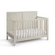 preview thumbnail 3 of 7, 4-in-1 Solid Wood Convertible Crib Washed Gray