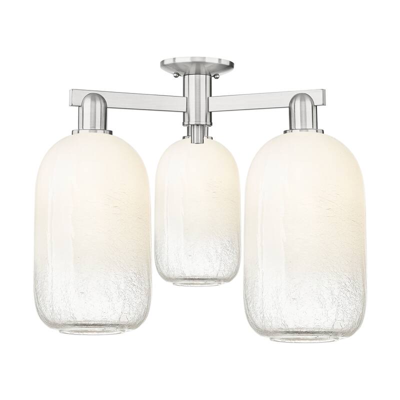 Innovations Lighting Downtown Urban - Brookhaven Cloche - 3 Light 25" Semi-Flush Mount