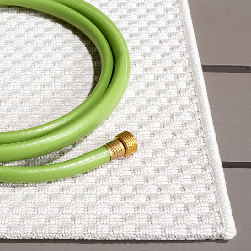 SAFAVIEH Sisal All Weather Tishie Indoor/Outdoor Waterproof Patio Backyard