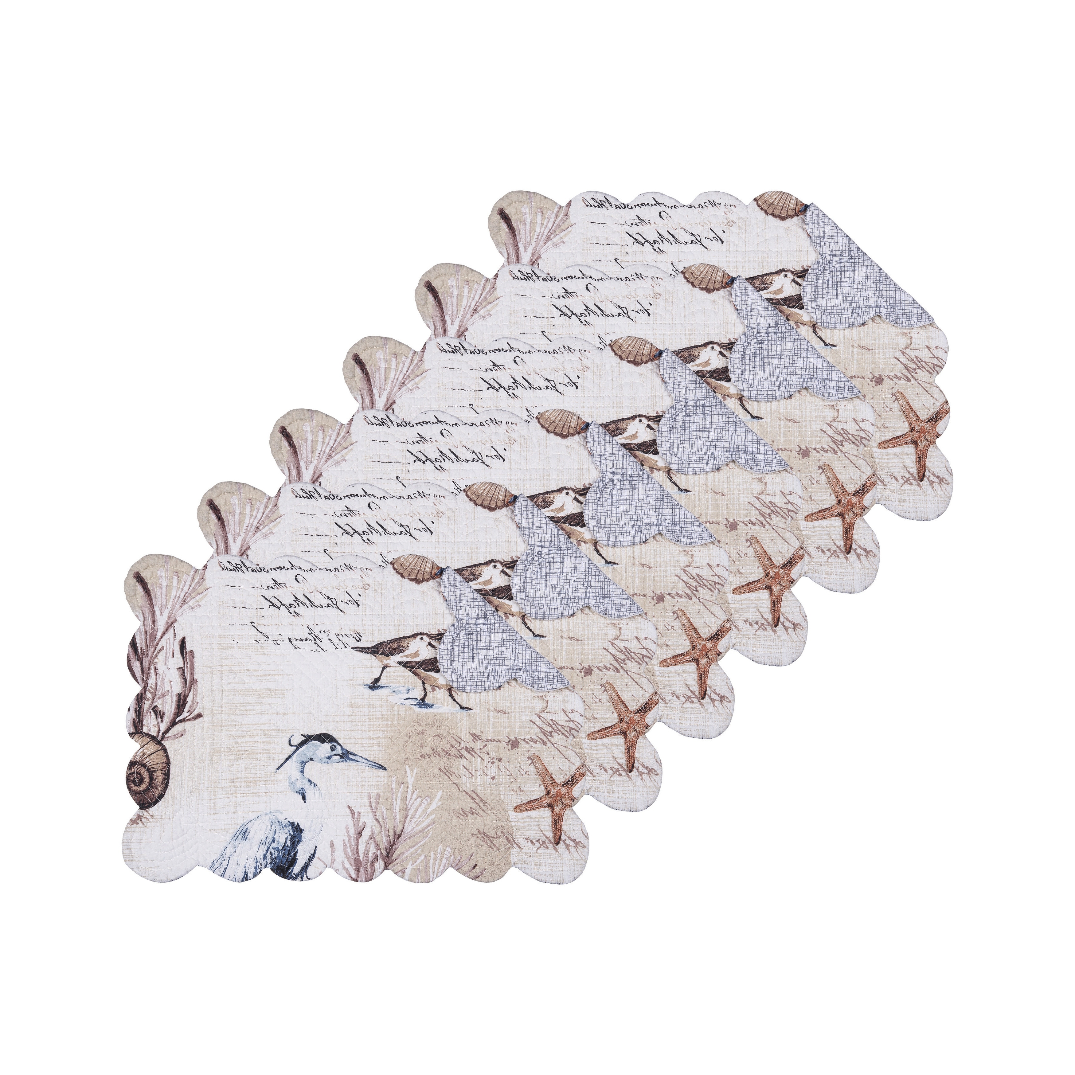 Brunswick Island Placemats Set of 6, 13" x 19"