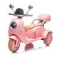 preview thumbnail 41 of 78, 12V Kids Electric Motorcycle with Rear Flip Adult Seat, Bluetooth, USB, Multi-Function Player, and Large Storage for Ages 3-6 Pink