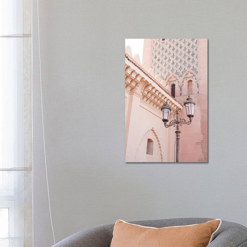 iCanvas "Pink Architecture In Marrakech" by Henrike Schenk Canvas Print - 26x18x1.5