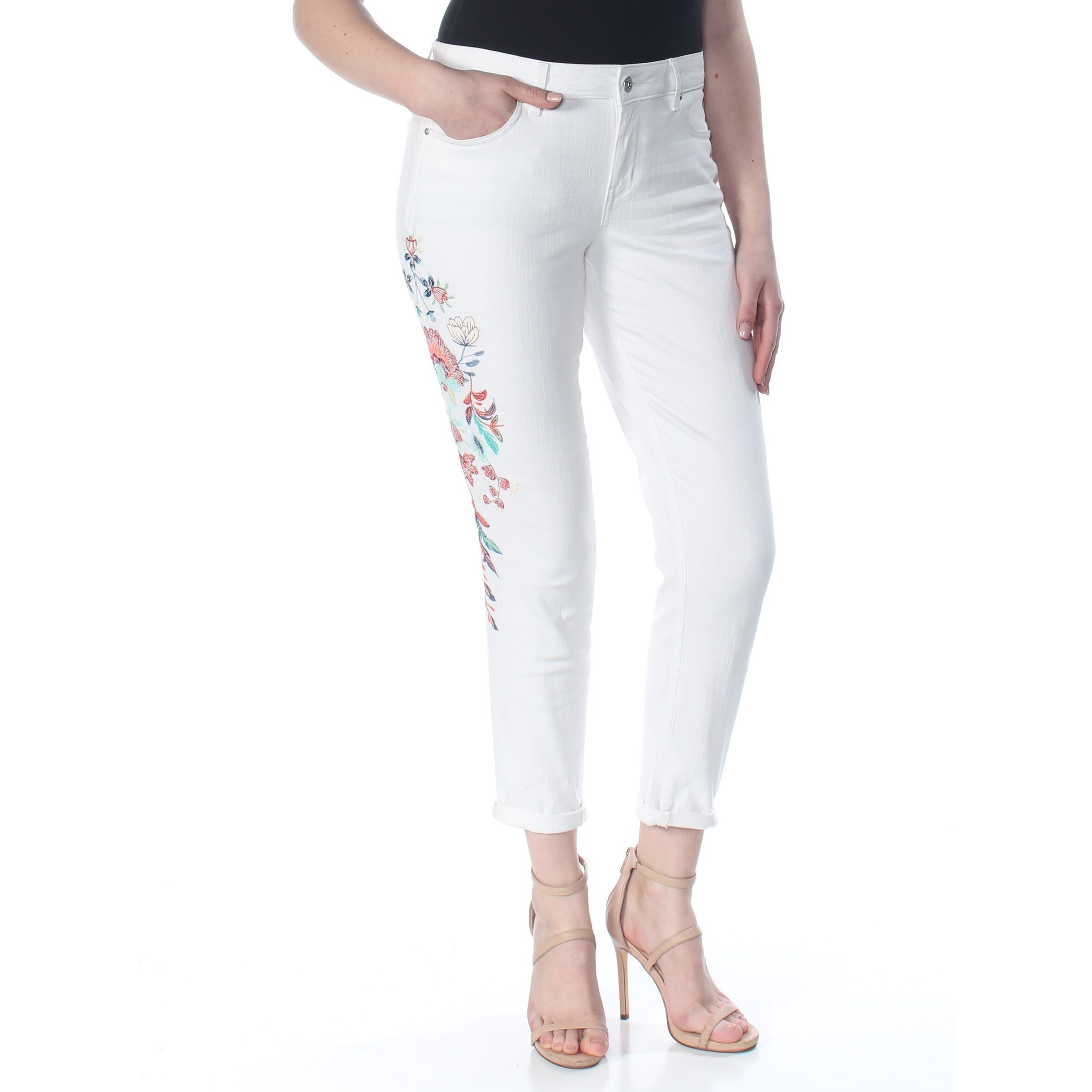 jessica simpson white skinny jeans