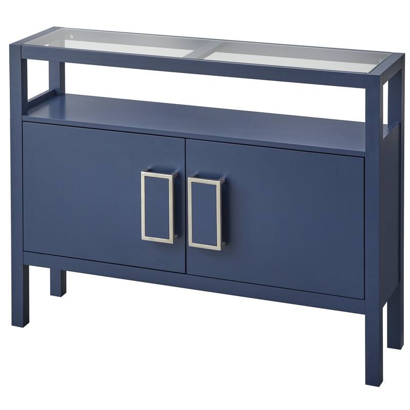 Lifestorey Pearson 2-Door Console Table - Deep Blue