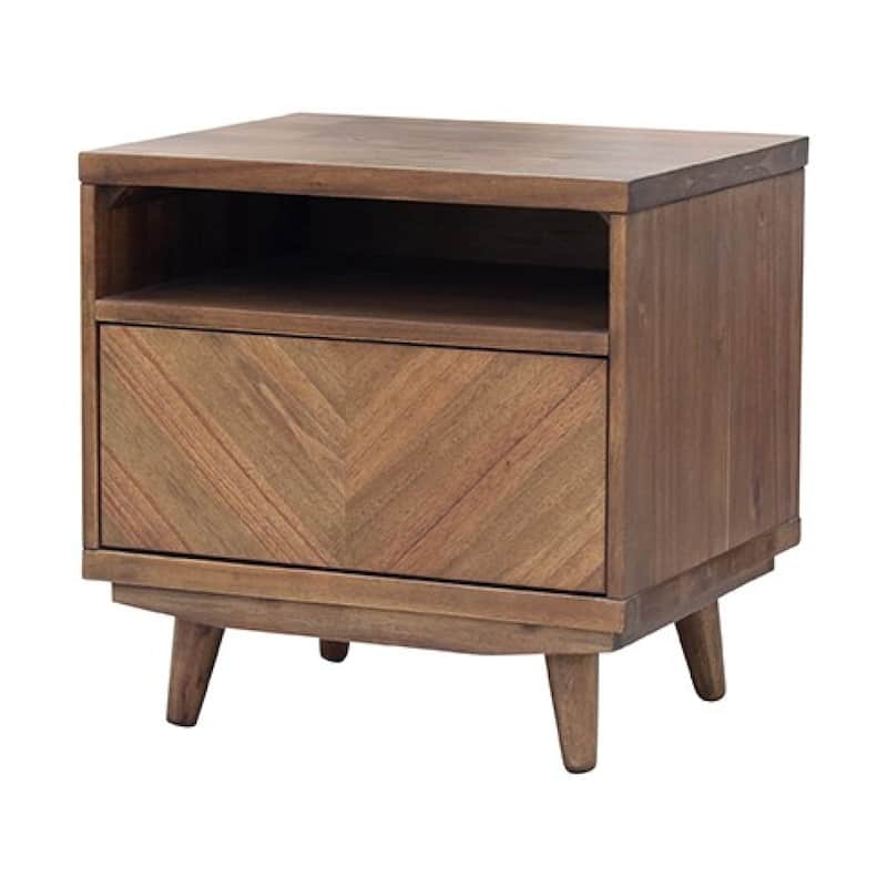 NPD Furniture Piero Chevron Nightstand