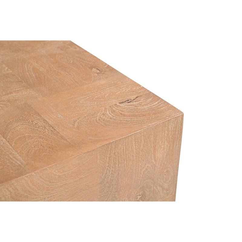Caden Modern Solid Wood Side Table