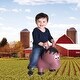 preview thumbnail 2 of 3, Toddler Boys and Girls Farm Hopper Bounce Toy, Brown Horse