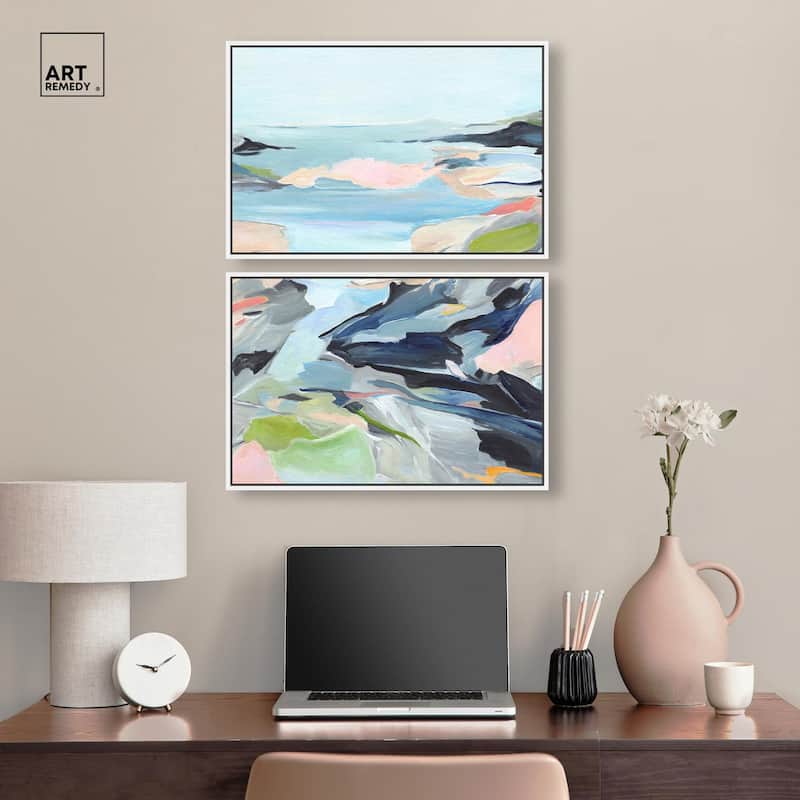 Between Seasons II Canvas Set of 2 by Art Remedy