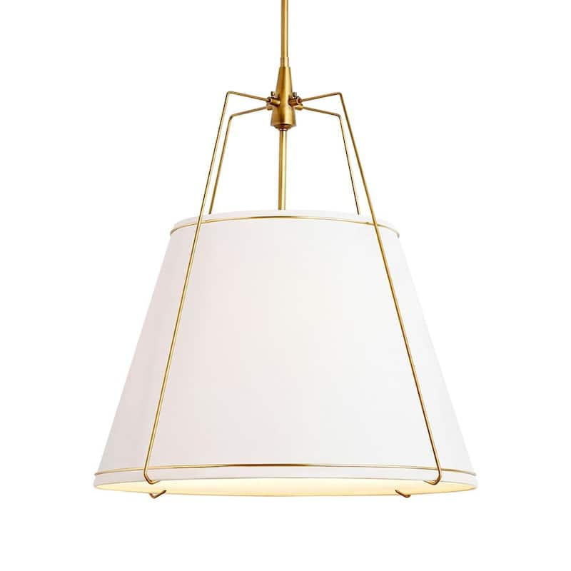 Arthur White Conical Pendant Light - 14.25" Top x 16" Bottom x 17.25" Height
