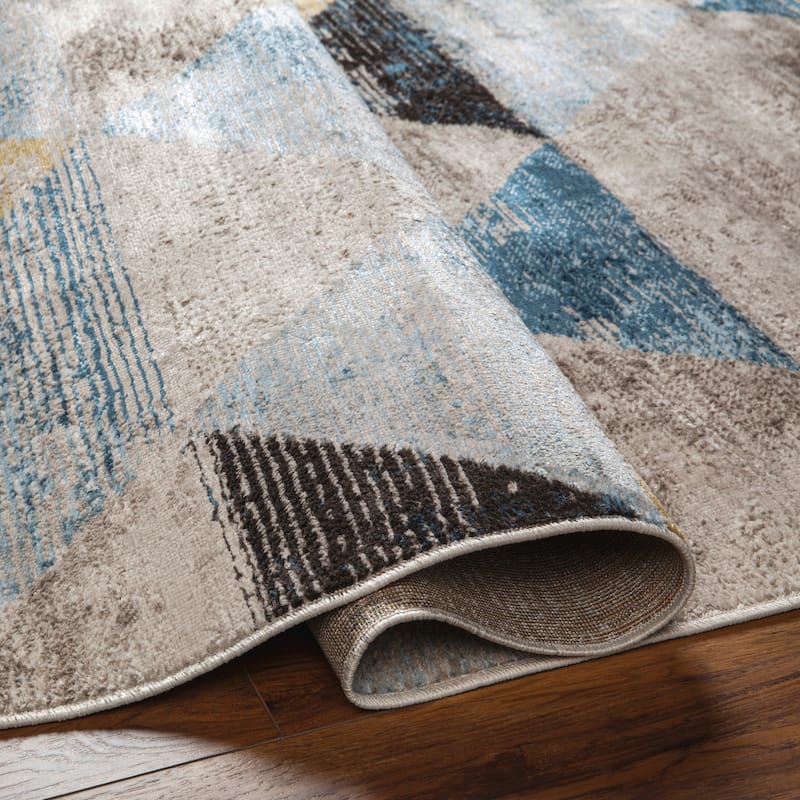 Livabliss Pertek Distressed Geometric Area Rug