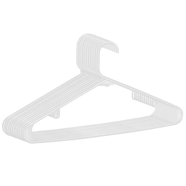 100Pack White Standard Plastic Clothes Hangers Bed Bath & Beyond