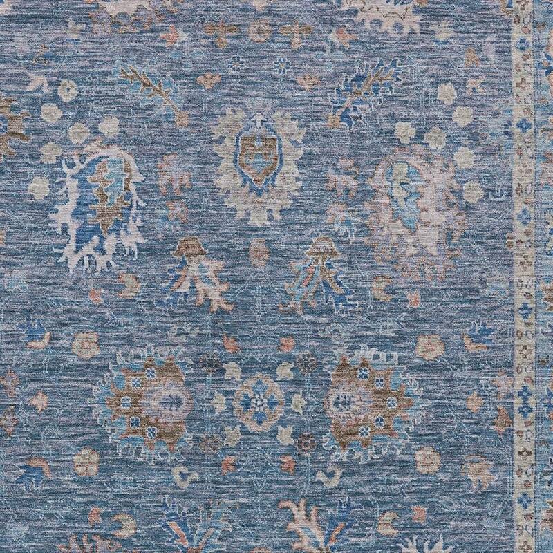 HomeRoots Floral Traditional Rectangle Outdoor Rug