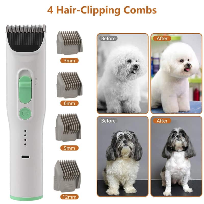 5-in-1 Pet Grooming Vacuum for Shedding Pet Hair - N/A