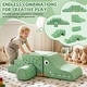 preview thumbnail 16 of 18, Costway 3 PCS Soft Velvet Toddler Climbing Toys Crocodile-Themed Foam - See Details
