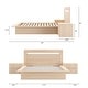 preview thumbnail 18 of 34, Malibu 4-Piece Bedroom Set with Bed, Headboard, and 2 Nightstands