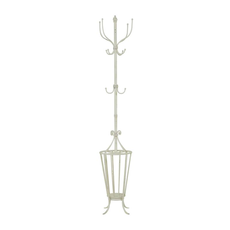 Metal Coat Rack - White - Roche River Decor