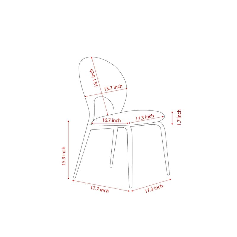 Upholstery Dining Chairs Set of 2