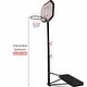 preview thumbnail 6 of 8, Costway 10ft 43'' Backboard In/outdoor Adjustable Height Basketball