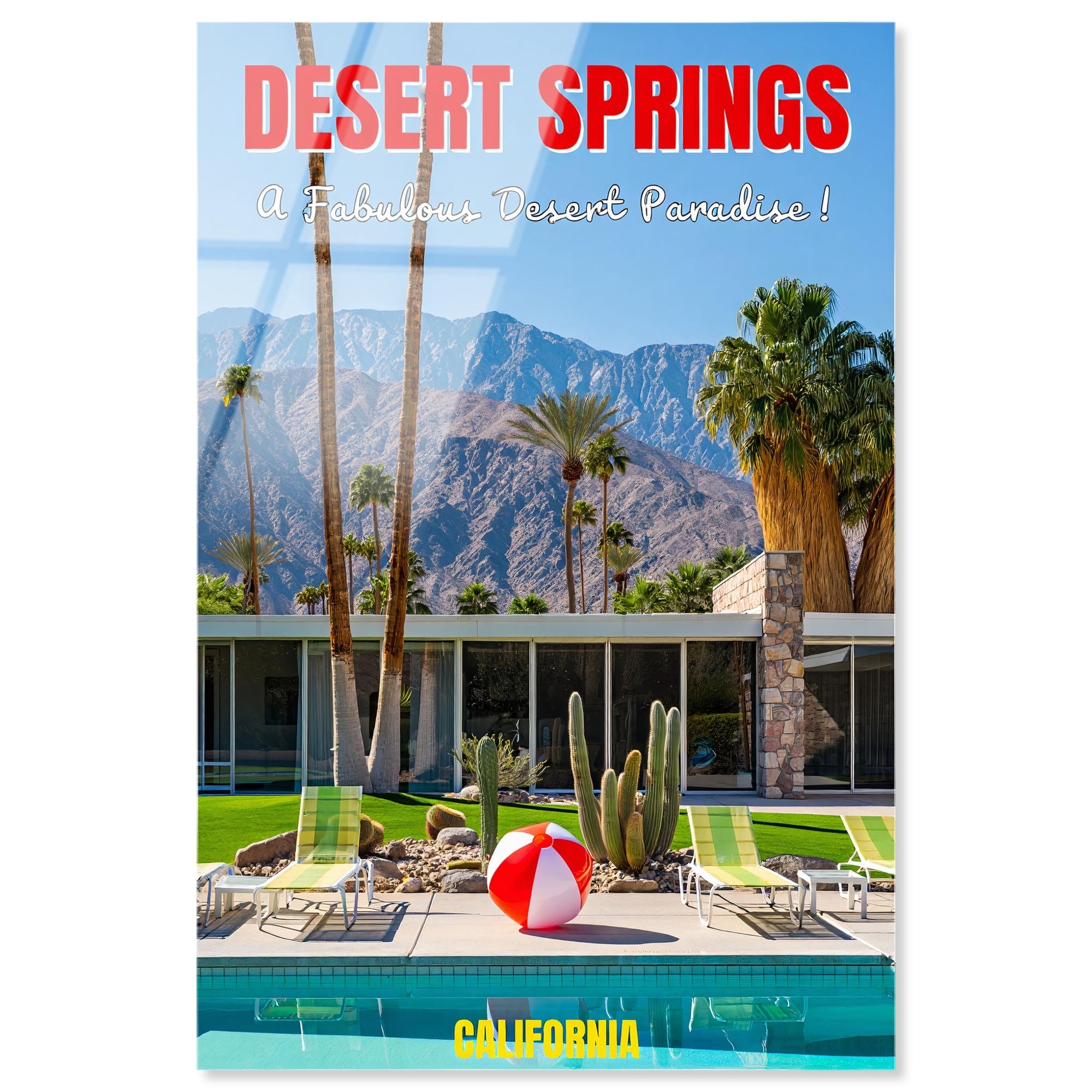 Desert Springs Coastal Photography Acrylic Print by Art Remedy