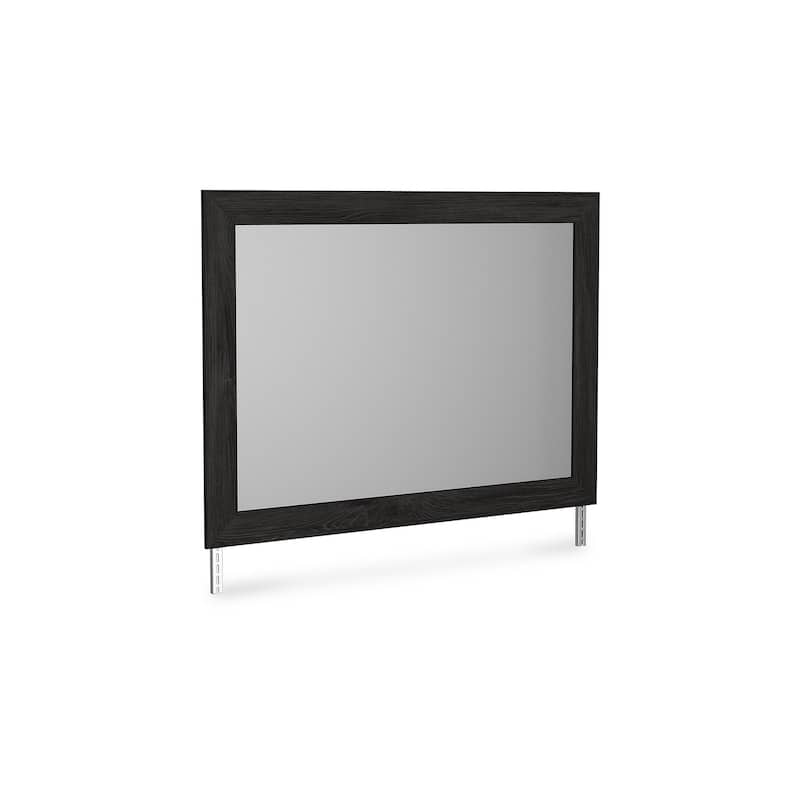 Signature Design by Ashley Belachime Black Bedroom Mirror - 42"W x 2"D x 31"H