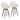 Carson Carrington Pugo 25.5" Fixed-Height Counter Stool with Black Wood Base (Set of 2)