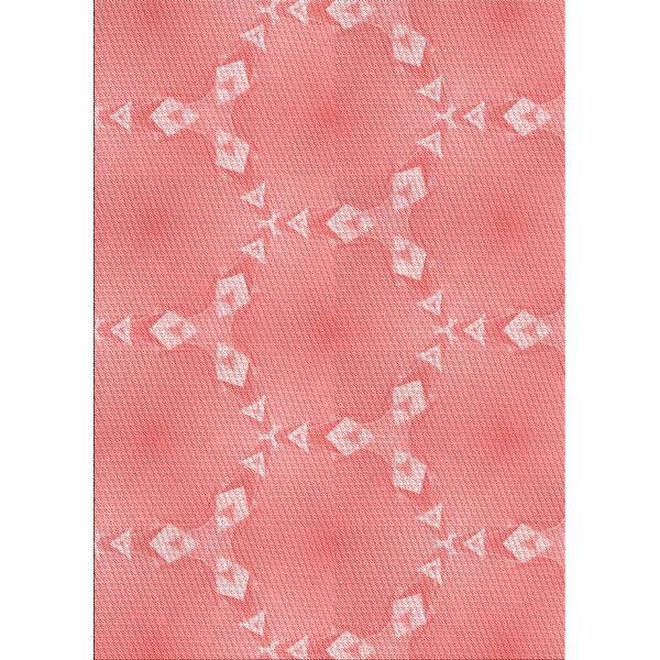 Ahgly Company Machine Washable Transitional Light Coral Pink Area Rugs ...