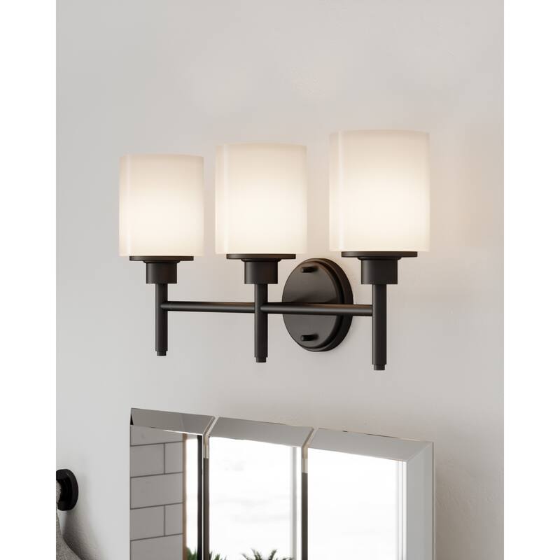 Aubrey Transitional 3-Light Indoor Bathroom Vanity Light