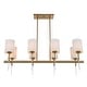 preview thumbnail 3 of 3, Uttermost 21388 Awyr 8 Light 44" Wide Linear Chandelier