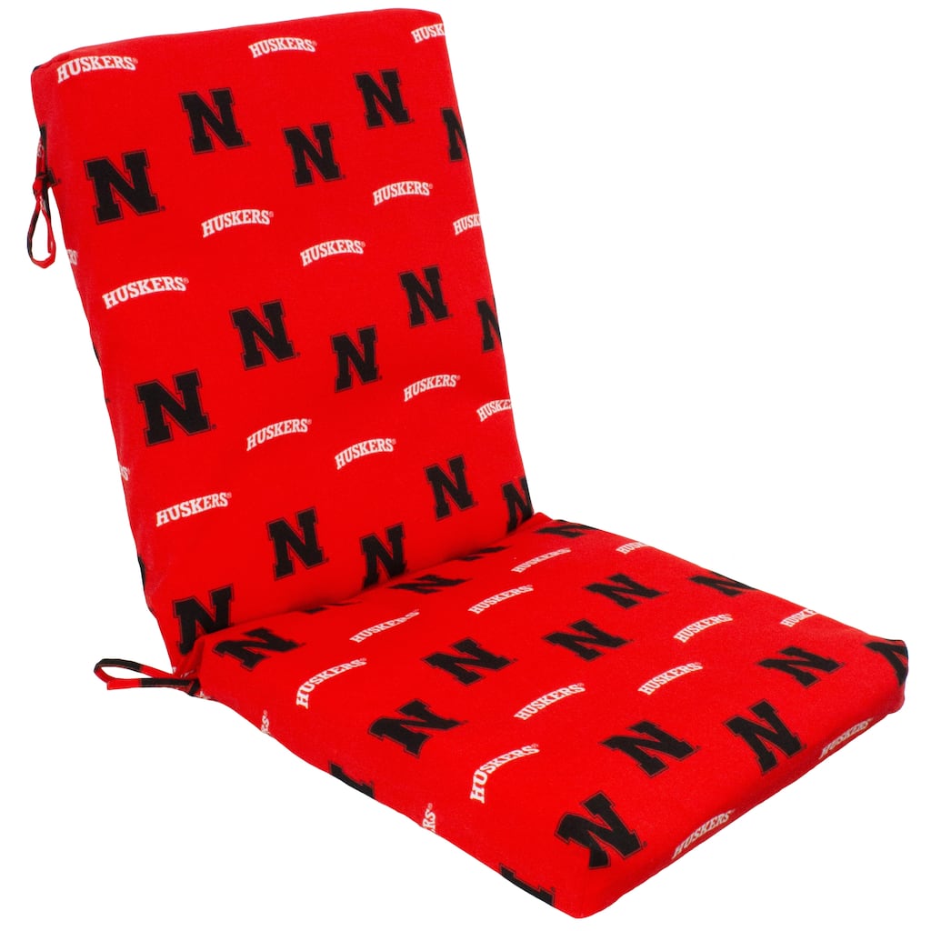 Nebraska Cornhuskers 2pc Chair Cushion