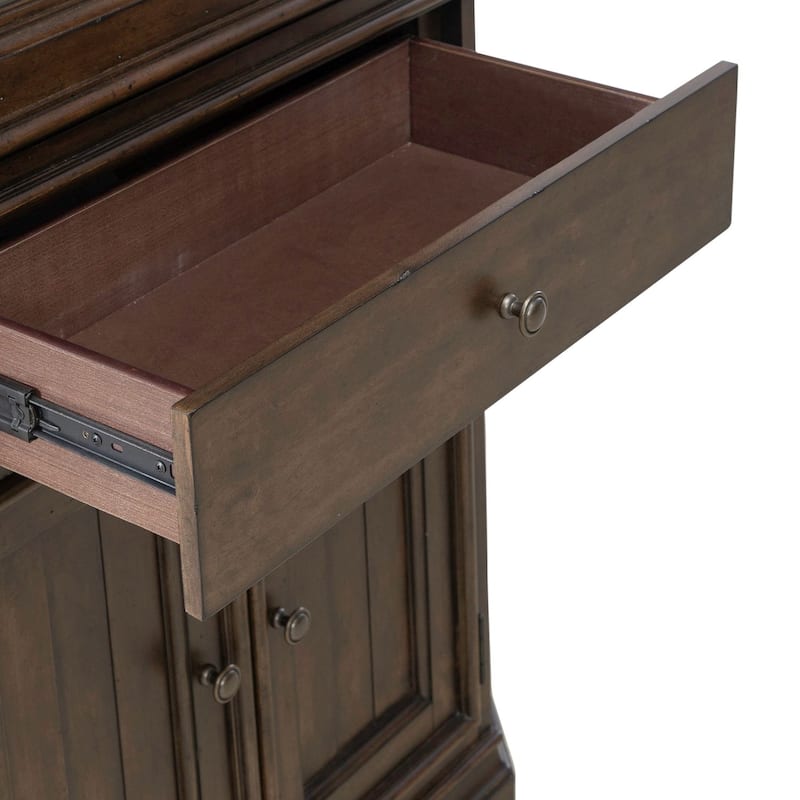 Liberty Furniture Arden Road Corner Cabinet Buffet - Width 38" x Depth 24"x Height 84"