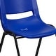 preview thumbnail 4 of 33, 5 Pack 440 lb. Capacity Kid's Ergonomic Shell Stack Chair - 19.25"D x 15.25"W x 24.5"H
