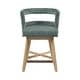 preview thumbnail 3 of 20, Madison Park Glenwood 180 degree Swivel Counter Stool Auto-Return