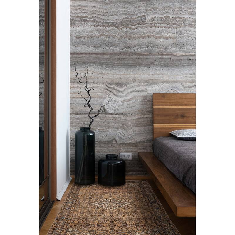 ECARPETGALLERY Hand-knotted Antalya Vintage Copper Wool Rug - 4'9 x 9'7