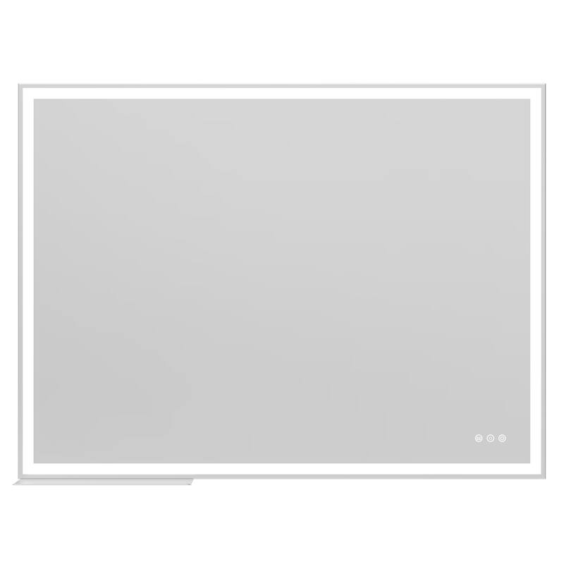 48" x 36" Smart LED Bathroom Wall Mirror with Memory,Anti-Fog Switch